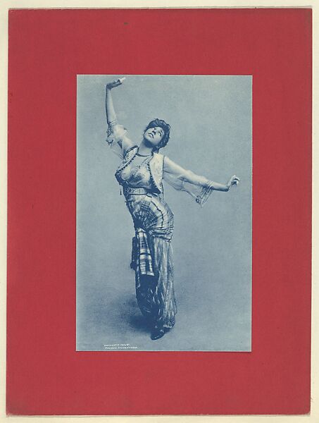 Plate 3, from Little Egypt Actresses series (T2), issued by Monopole Tobacco Works to promote Khedive Egyptian Cigarettes, Monopole Tobacco Works, Photolithograph 
