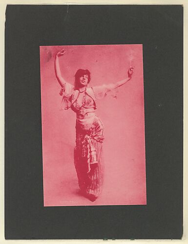 Plate 6, from Little Egypt Actresses series (T2), issued by Monopole Tobacco Works to promote Khedive Egyptian Cigarettes
