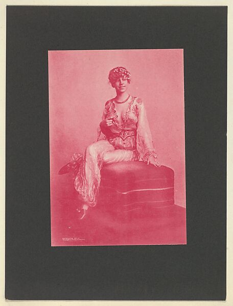 Plate 11, from Little Egypt Actresses series (T2), issued by Monopole Tobacco Works to promote Khedive Egyptian Cigarettes, Monopole Tobacco Works, Photolithograph 