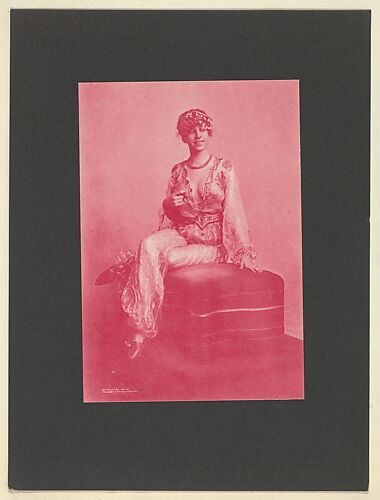 Plate 11, from Little Egypt Actresses series (T2), issued by Monopole Tobacco Works to promote Khedive Egyptian Cigarettes