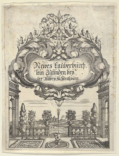 Title Page, from Newes Lauberbuechlein