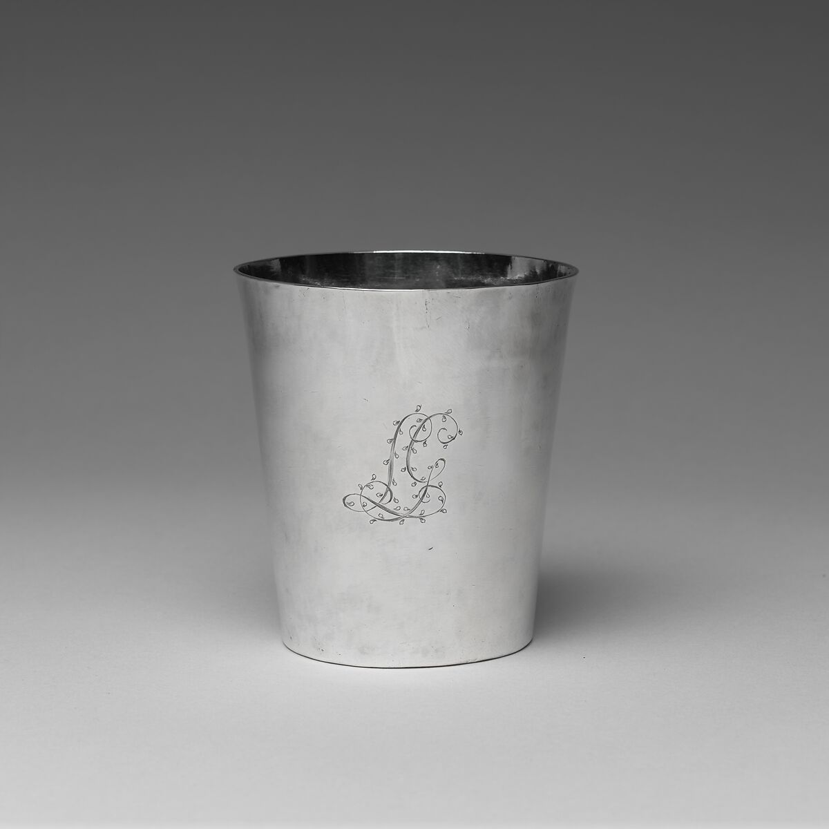 Beaker, Jacob Jacobse Lansing (baptized 1714–1791), Silver, American 