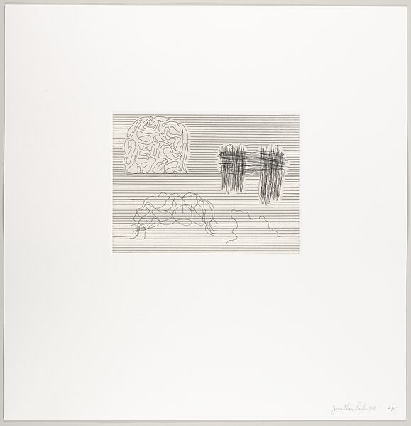 Six Etchings, Jonathan Lasker (American, born Jersey City, New Jersey, 1948), A portfolio of six etchings
