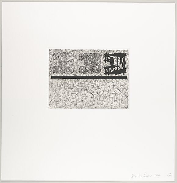 Six Etchings, Jonathan Lasker (American, born Jersey City, New Jersey, 1948), A portfolio of six etchings