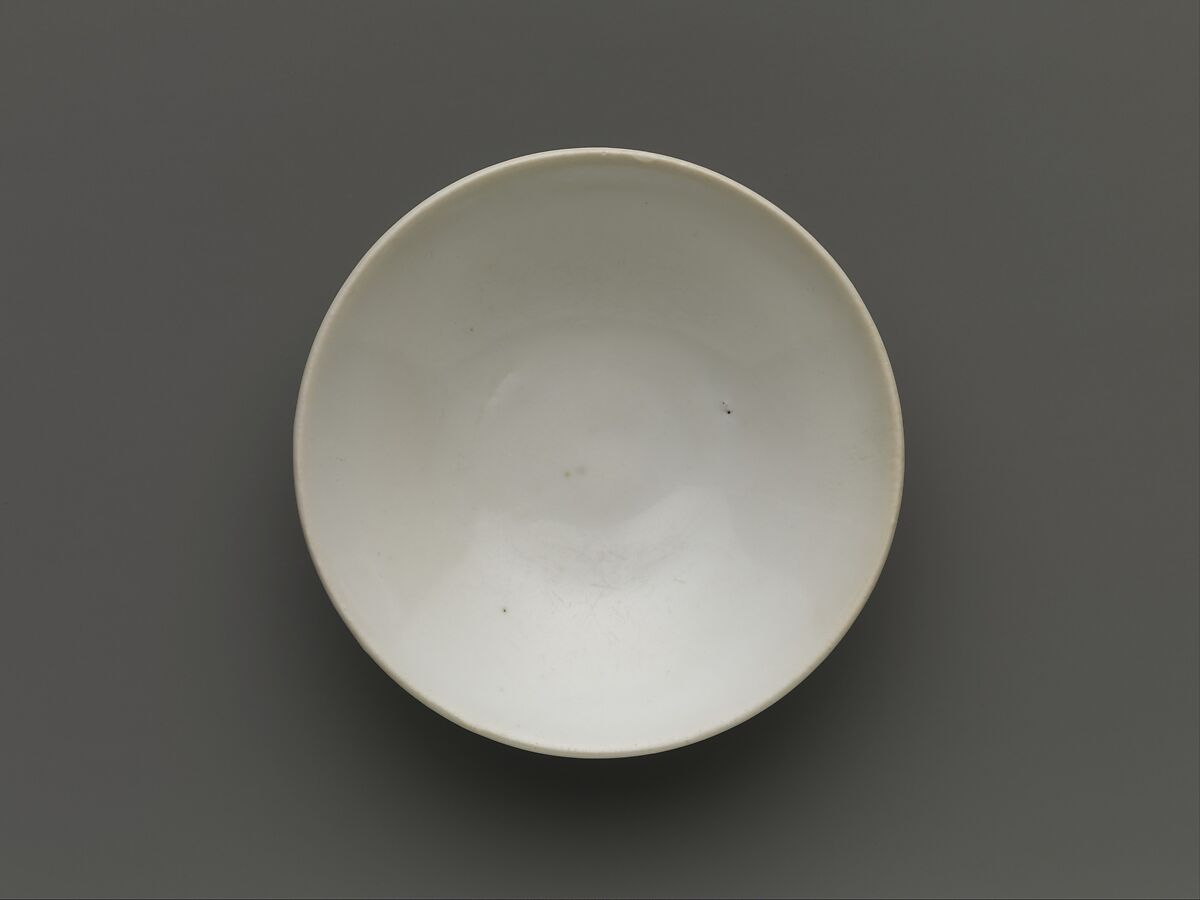 Bowl, Stoneware with white slip and glaze, China