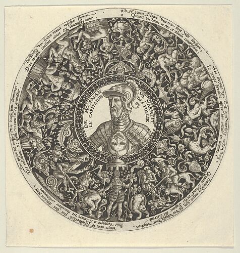 Portrait of the Duke of Alva, from a Series of Tazza Designs