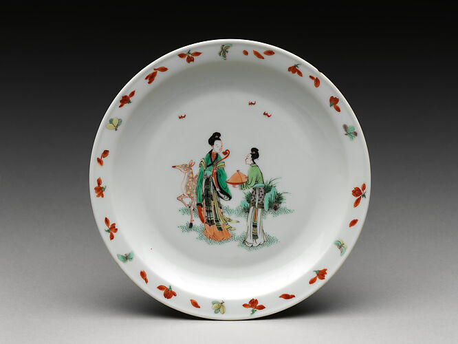 Plate with fairies
