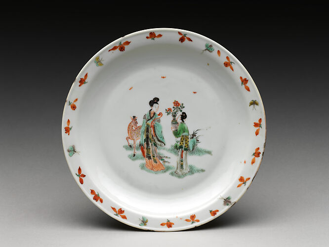 Plate with fairies