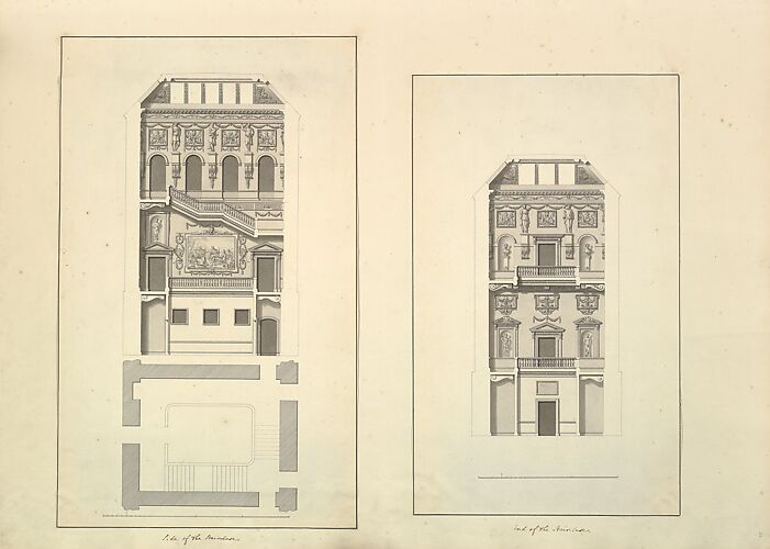 Isaac Ware | Houghton Hall, Norfolk, Ground Floor (Basement) Plan | The ...