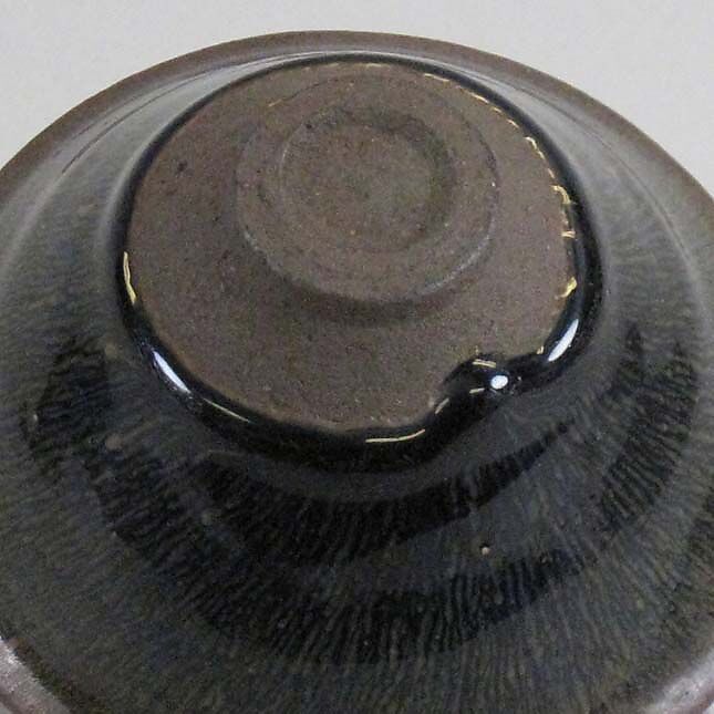 Tea Bowl with “Hare’s-Fur” Decoration, Stoneware with iron-oxide glaze (Jian ware), China