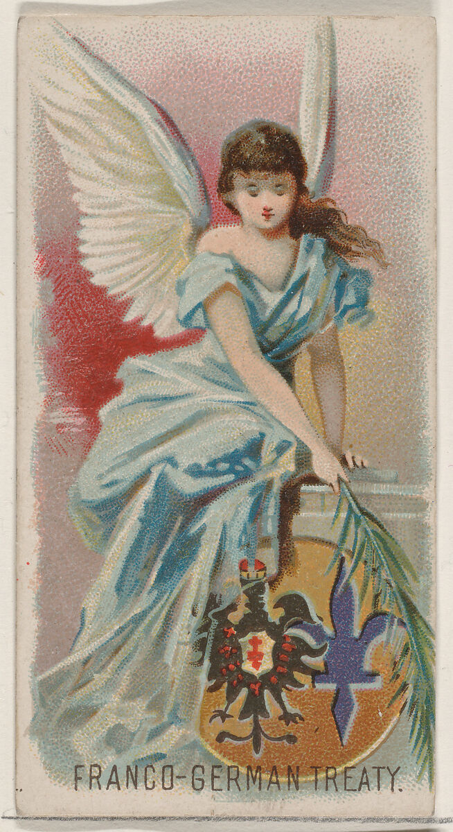 Franco-German Treaty, from the Holidays series (N80) for Duke brand cigarettes, Issued by W. Duke, Sons &amp; Co. (New York and Durham, N.C.), Commercial color lithograph 