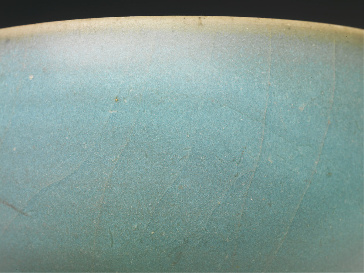 Bowl, Stoneware with blue glaze (Jun ware), China