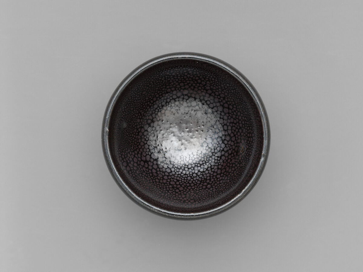 Bowl with “Oil-Spot” Design, Stoneware with iron-oxide slip and glaze (Cizhou-type ware), China 