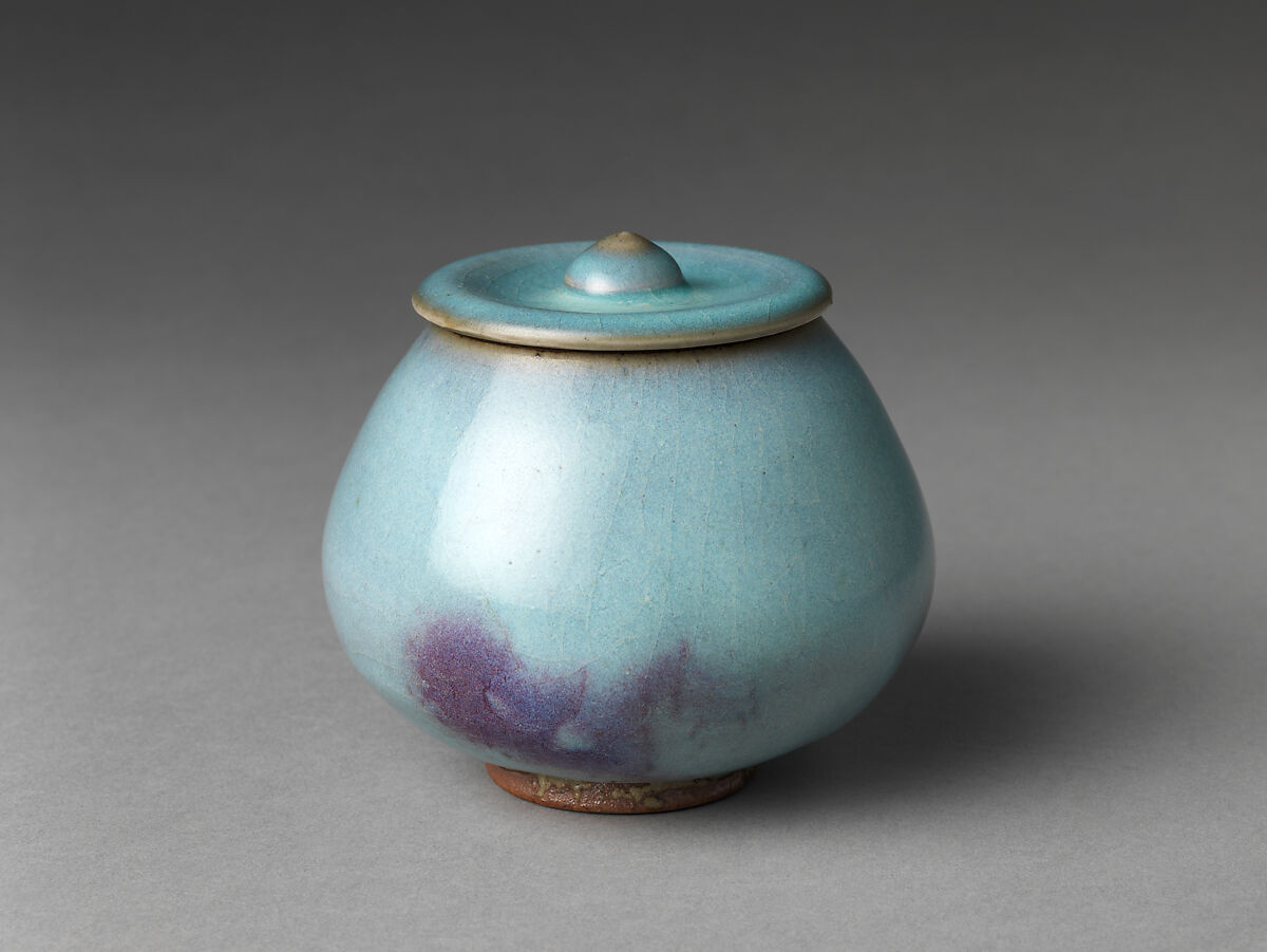 Jar, Stoneware with splashed glaze (Jun ware), China 