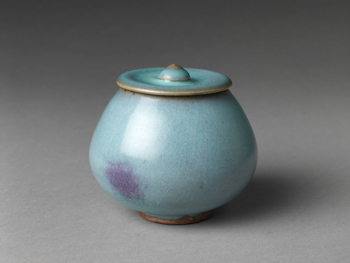 Jar, Stoneware with splashed glaze (Jun ware), China