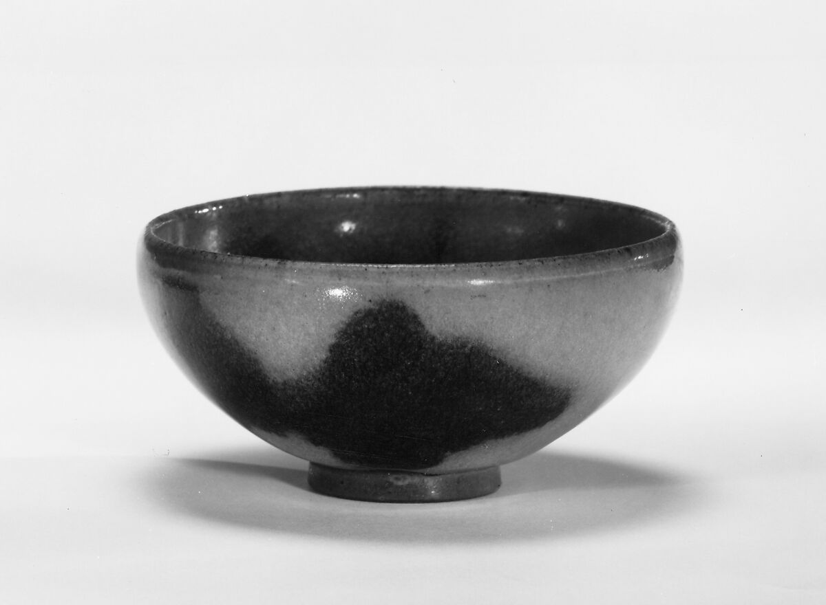 Small Bowl, Stoneware with splashed blue glaze ("splashed Jun" ware), China 