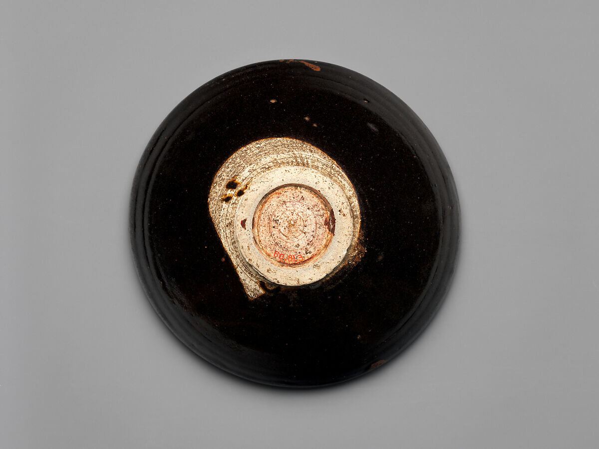 Bowl with “Oil-Spot” Design, Stoneware with iron-oxide slip and glaze (Cizhou-type ware), China