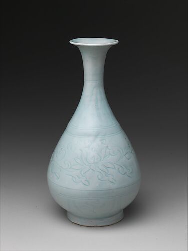 Bottle with Lotus Scroll