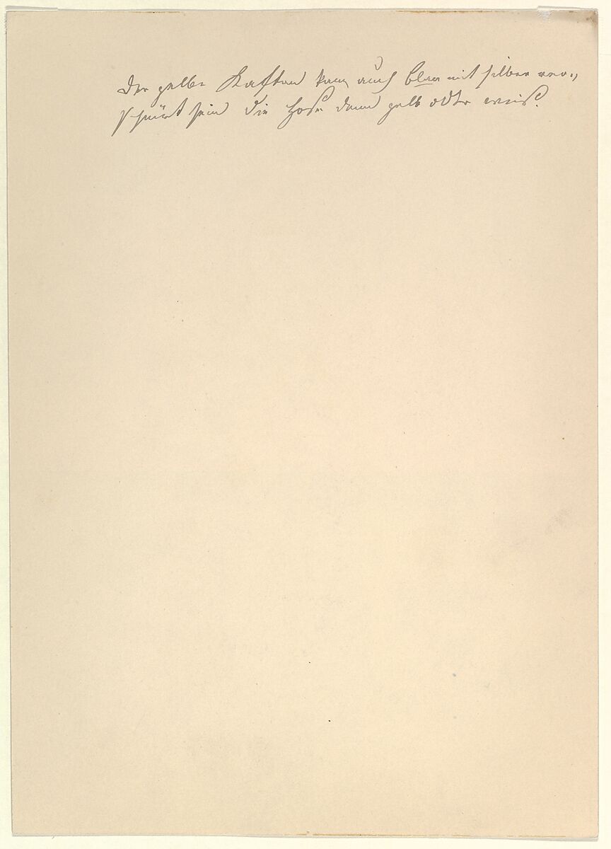 Costume Study for Blonde in the "Abduction from the Seraglio" by W.A. Mozart, Johann Georg Christoph Fries (German, Nuremberg 1788–1857 Regensburg), Watercolor, over graphite, gum arabic