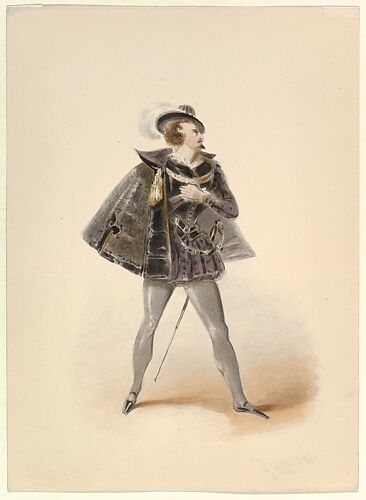Costume Study for Belmonte in the 