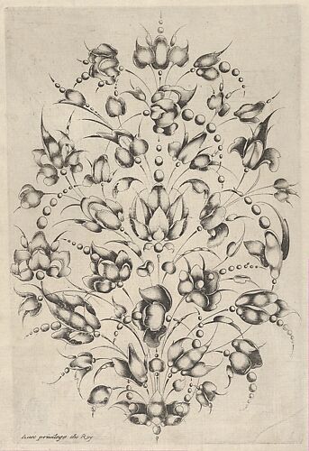 Goldsmiths' Bouquet, from Livre de Toutes Sorte de Feuilles Pour Servir a l'Art d'Orfeburie