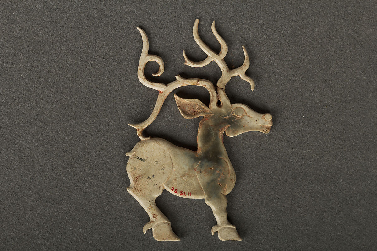 Standing deer, Jade (nephrite), China