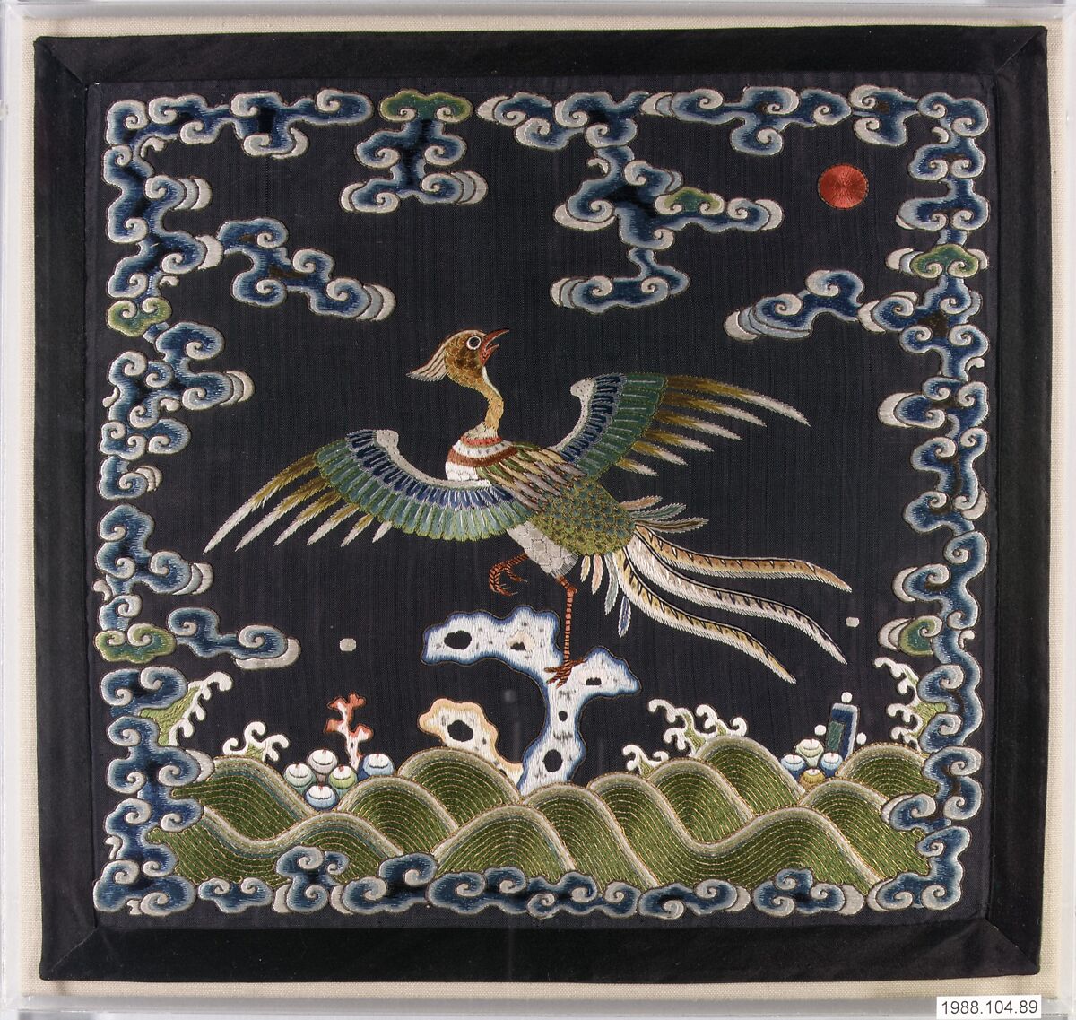 Rank Badge with Golden Pheasant | China | The Metropolitan Museum of Art