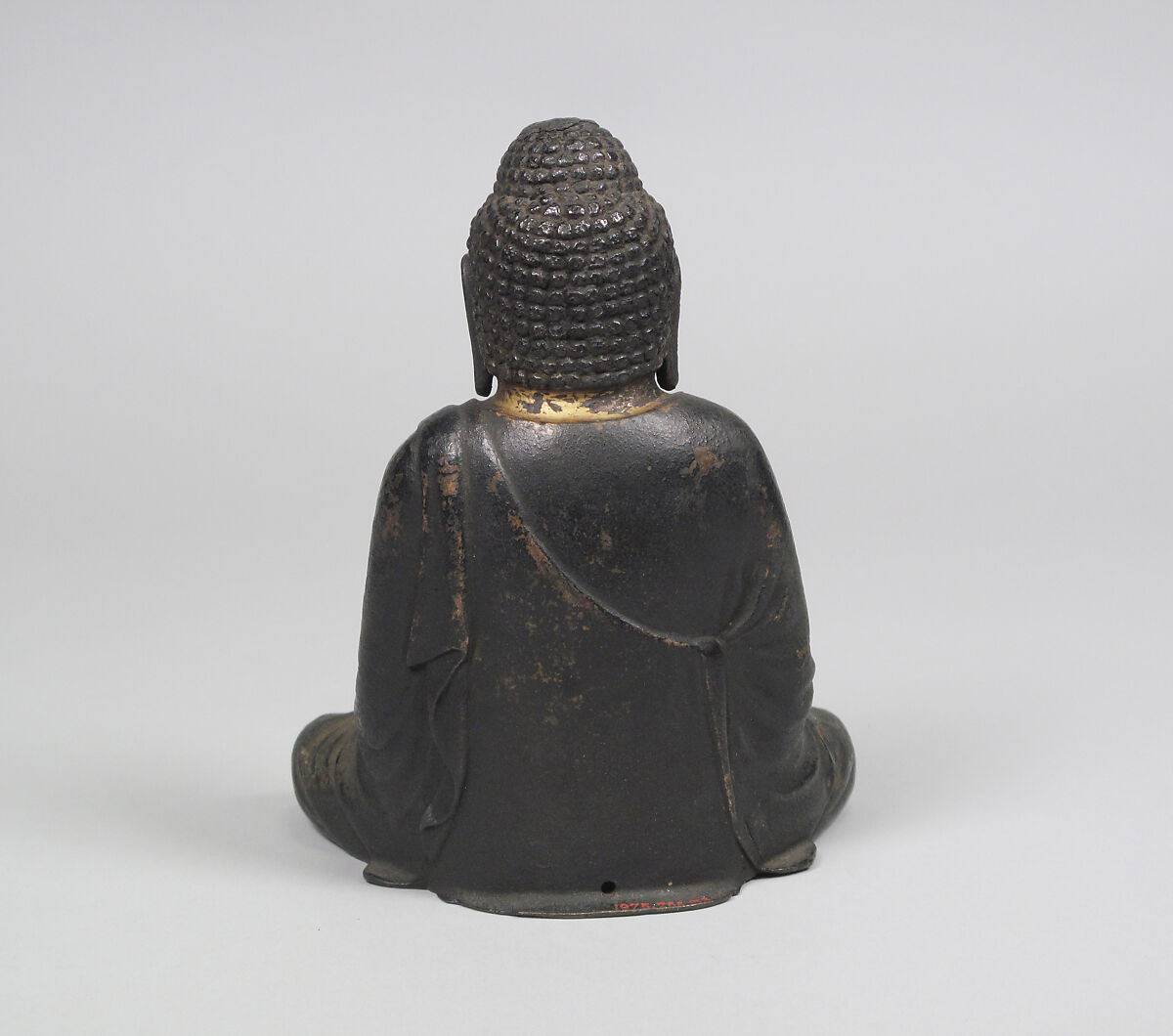 Seated Buddha, Gilt bronze, Japan