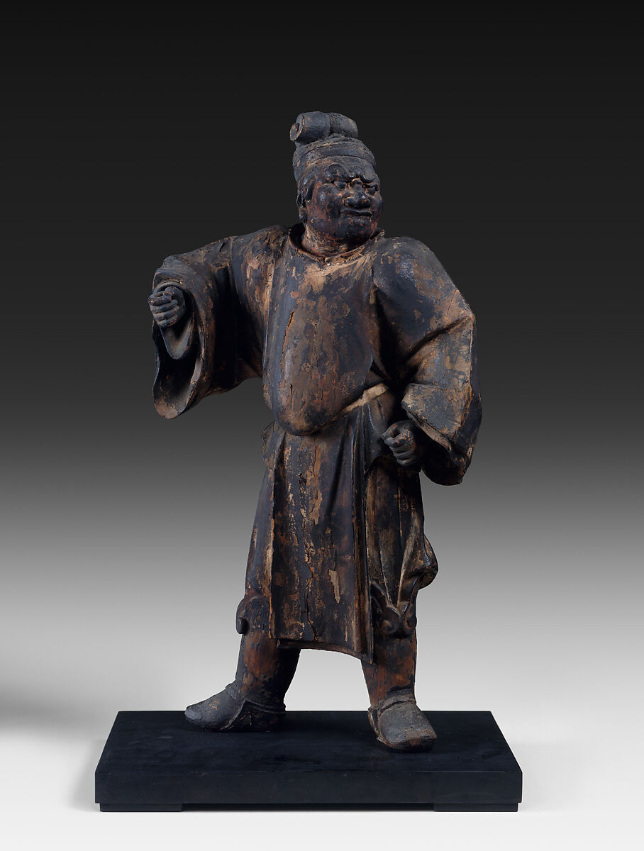 Gushōjin, Wood with traces of pigment and lacquer, Japan