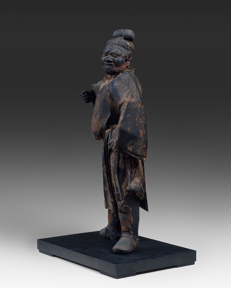 Gushōjin, Wood with traces of pigment and lacquer, Japan