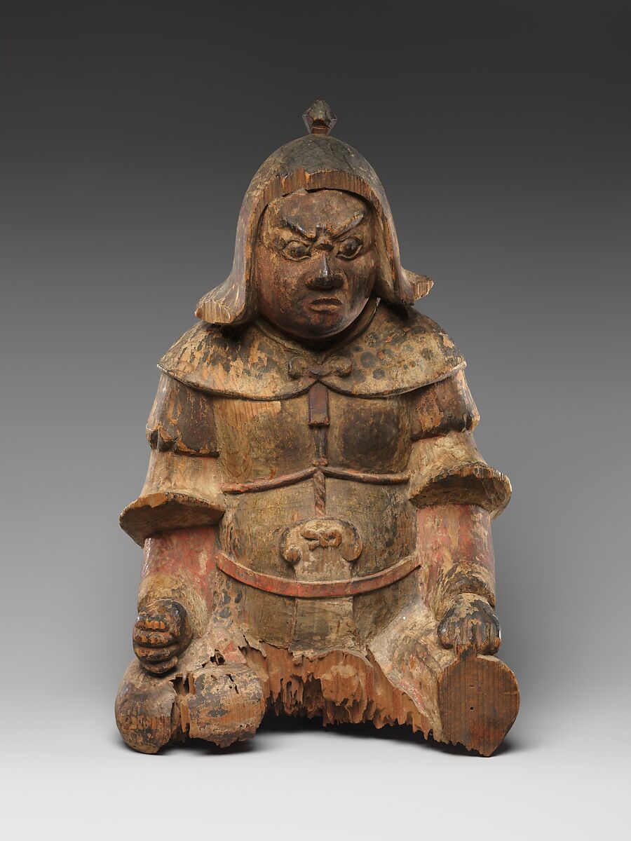 Daishōgun (Great General), Wood with traces of color, Japan 