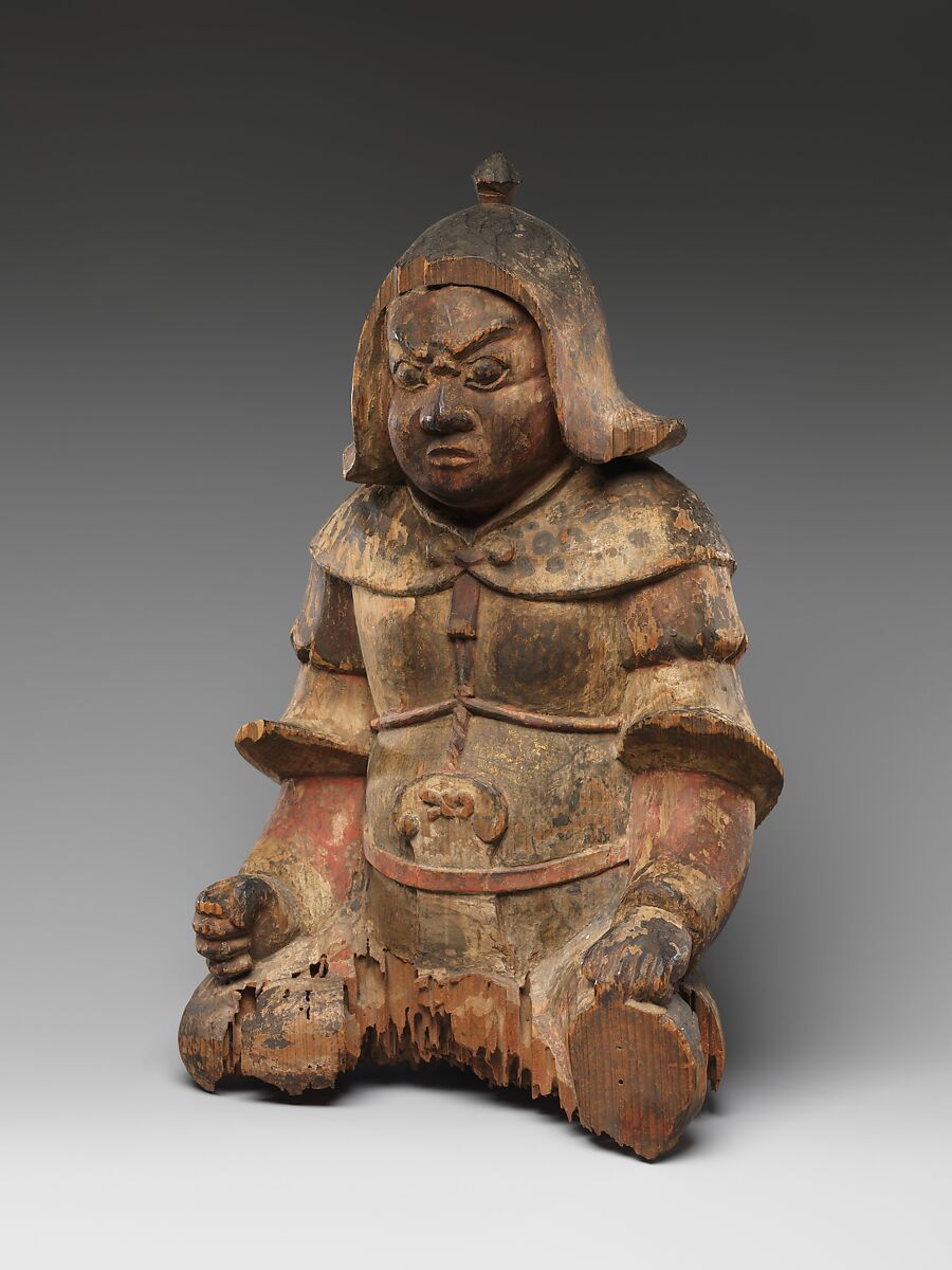 Daishōgun (Great General), Wood with traces of color, Japan
