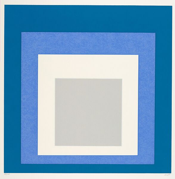 Untitled, from "Homage au Carré", Josef Albers (American (born Germany), Bottrop 1888–1976 New Haven, Connecticut), Color silkscreen 