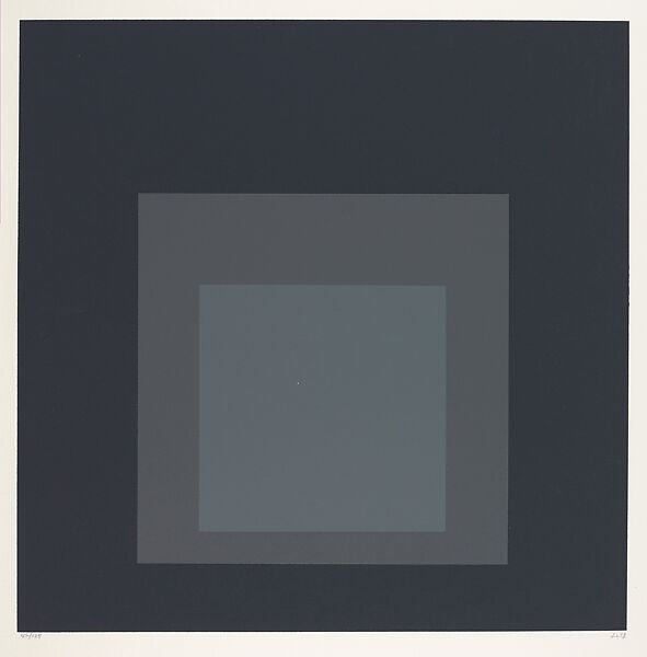 Untitled, from "Homage au Carré", Josef Albers (American (born Germany), Bottrop 1888–1976 New Haven, Connecticut), Screenprint 