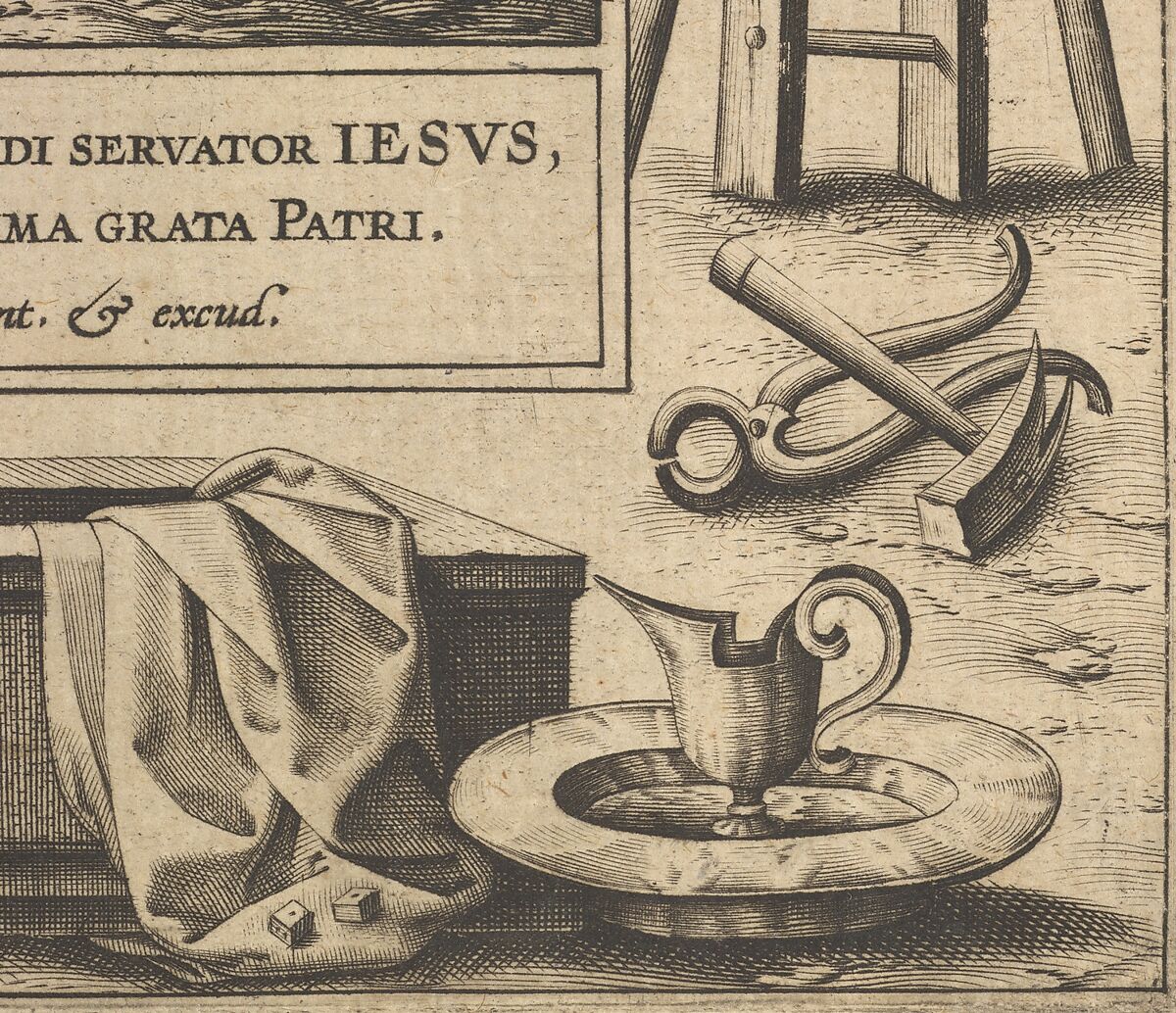 Christ on the Cross, After Antonius Wierix, II (Netherlandish, Antwerp 1555/59–1604 Antwerp), Engraving; first state of four