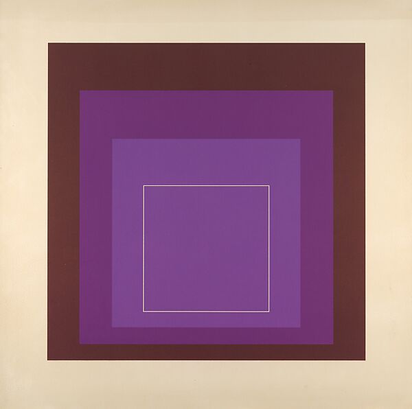 Proof for White Line Square series, Josef Albers (American (born Germany), Bottrop 1888–1976 New Haven, Connecticut), Lithograph 