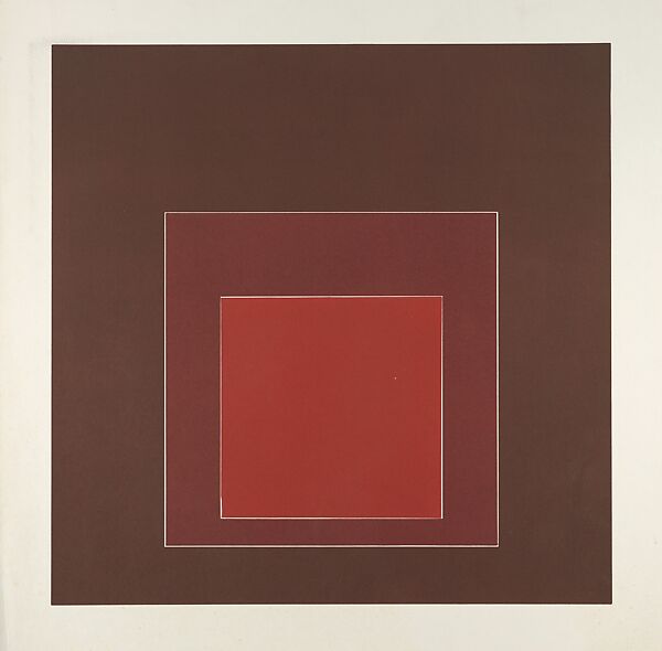 Proof for White Line Square series, Josef Albers (American (born Germany), Bottrop 1888–1976 New Haven, Connecticut), Lithograph 