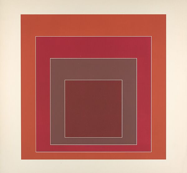 Proof for White Line Square series, Josef Albers (American (born Germany), Bottrop 1888–1976 New Haven, Connecticut), Lithograph 