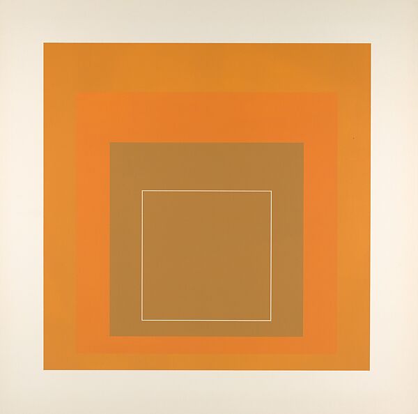 Proof for White Line Square series, Josef Albers (American (born Germany), Bottrop 1888–1976 New Haven, Connecticut), Lithograph 