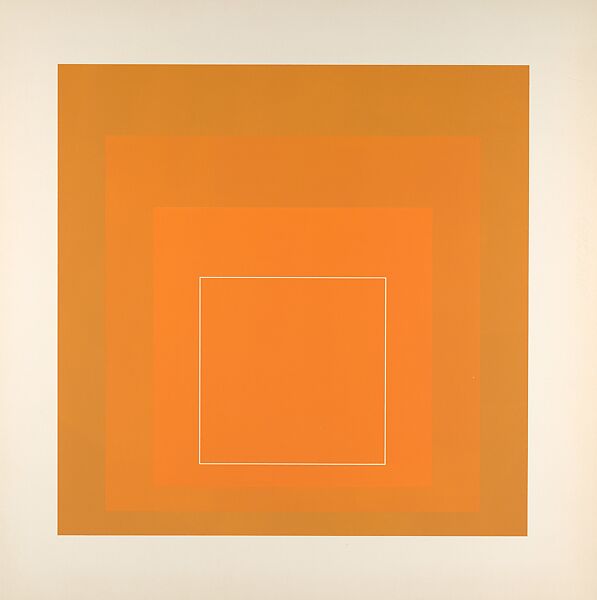 Proof for White Line Square series, Josef Albers (American (born Germany), Bottrop 1888–1976 New Haven, Connecticut), Lithograph 