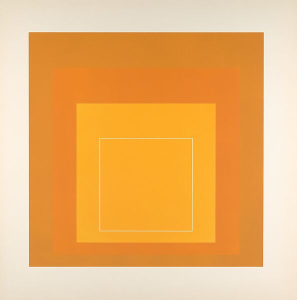 Proof for White Line Square series, Josef Albers (American (born Germany), Bottrop 1888–1976 New Haven, Connecticut), Lithograph 