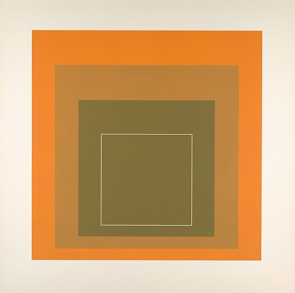 Proof for White Line Square series, Josef Albers (American (born Germany), Bottrop 1888–1976 New Haven, Connecticut), Lithograph 