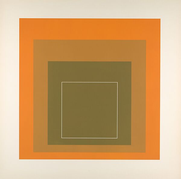 Proof for White Line Square series, Josef Albers (American (born Germany), Bottrop 1888–1976 New Haven, Connecticut), Lithograph 