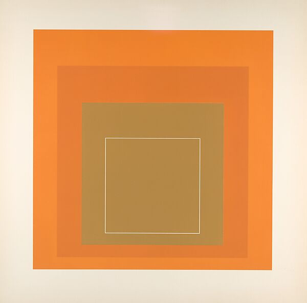 Proof for White Line Square series, Josef Albers (American (born Germany), Bottrop 1888–1976 New Haven, Connecticut), Lithograph 