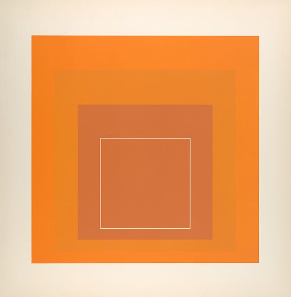 Proof for White Line Square series, Josef Albers (American (born Germany), Bottrop 1888–1976 New Haven, Connecticut), Lithograph 