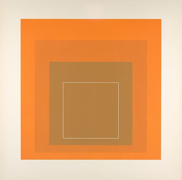 Proof for White Line Square series, Josef Albers (American (born Germany), Bottrop 1888–1976 New Haven, Connecticut), Lithograph 