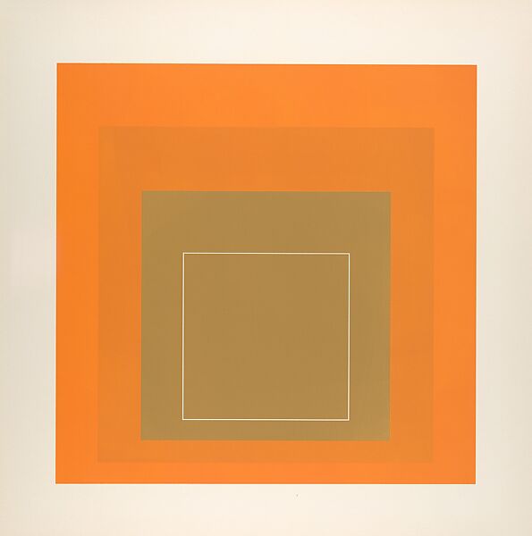 Proof for White Line Square series, Josef Albers (American (born Germany), Bottrop 1888–1976 New Haven, Connecticut), Lithograph 