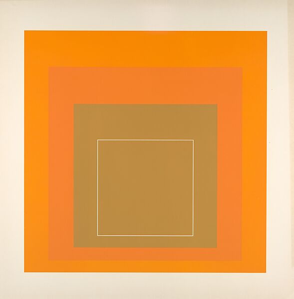 Proof for White Line Square series, Josef Albers (American (born Germany), Bottrop 1888–1976 New Haven, Connecticut), Lithograph 