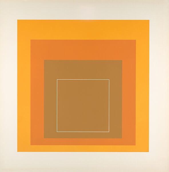 Proof for White Line Square series, Josef Albers (American (born Germany), Bottrop 1888–1976 New Haven, Connecticut), Lithograph 