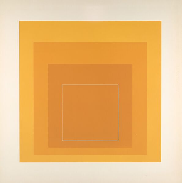 Proof for White Line Square series, Josef Albers (American (born Germany), Bottrop 1888–1976 New Haven, Connecticut), Lithograph 